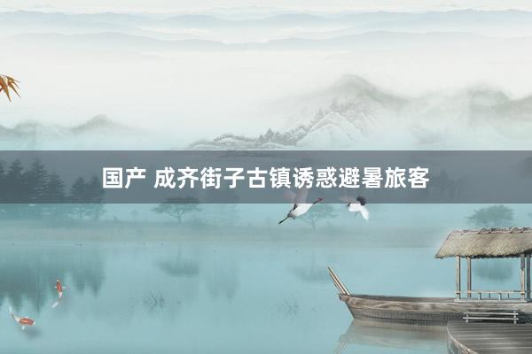国产 成齐街子古镇诱惑避暑旅客